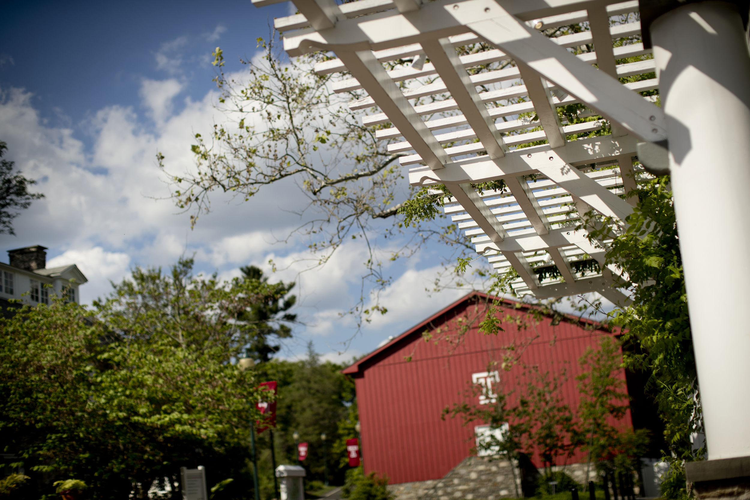 A shot of the Recreation Services building.