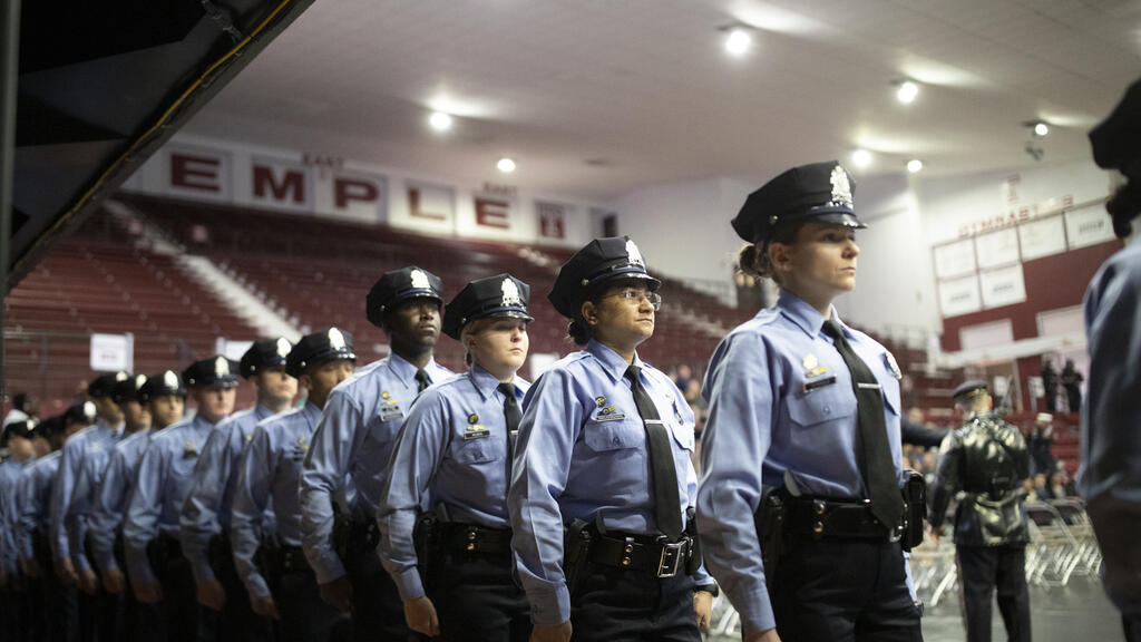 recent graduates of the Temple Police program.