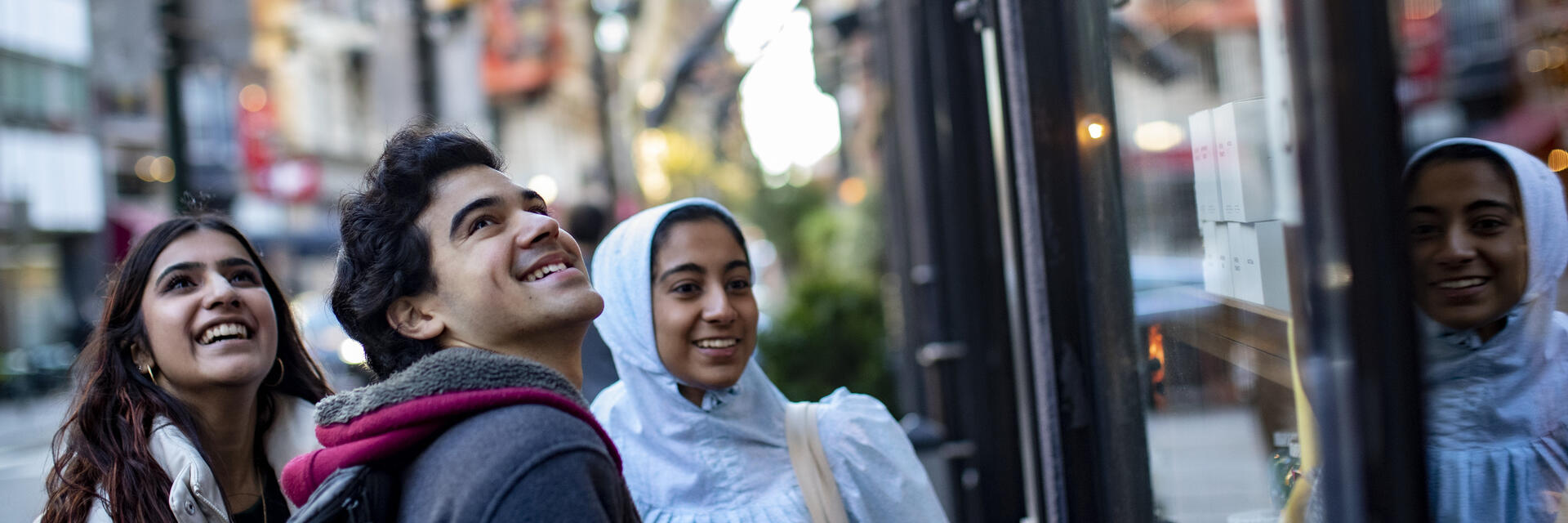 Students in Center City Philadelphia 