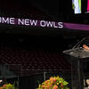 student leader speaking at podium