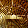 abstract shot of the inside of Charles Library.