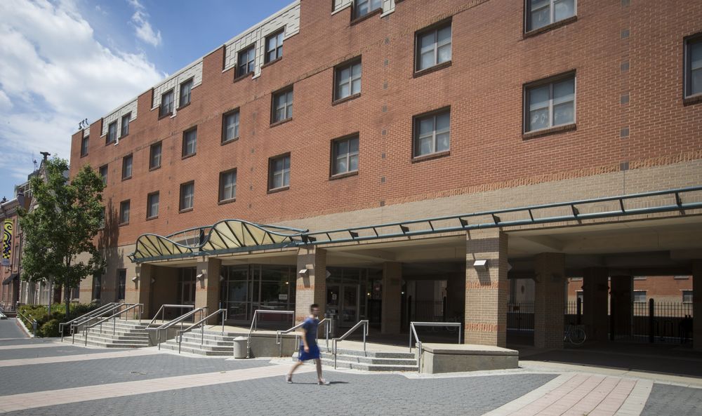 The exterior of 1940 Residence Hall. 