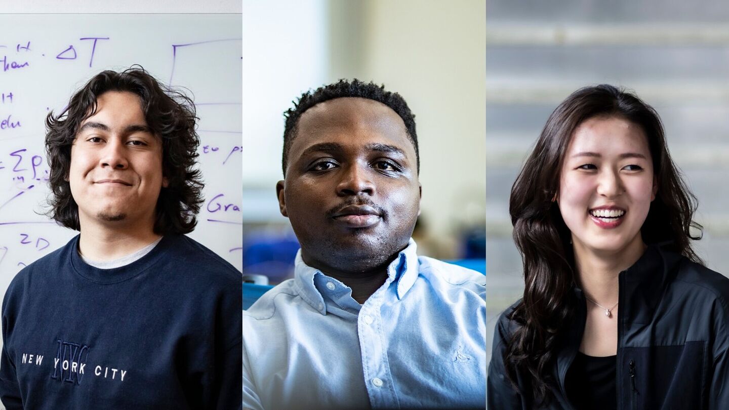 For the first time ever, three Temple students earned Goldwater Scholarships in 2025. Image of Temple's 2025 Goldwater Scholars.